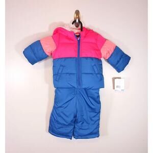 Carters Infant Winter Snowsuit Snow Outdoors Bibs Jacket Size 12M New